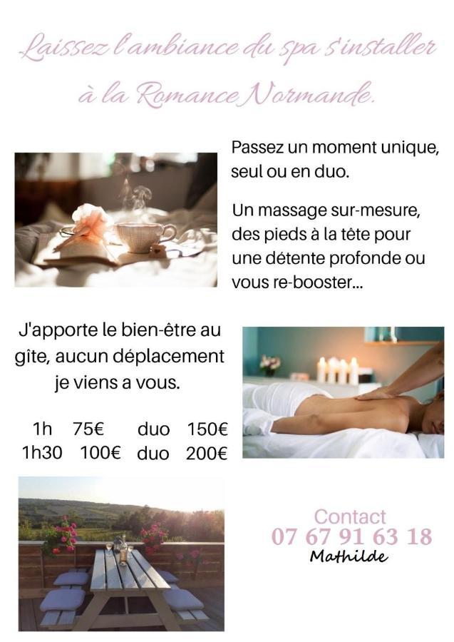 La Romance Normande Gite Balneo, Massages, 2 Pers. Les Authieux-sur-Calonne Luaran gambar